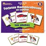 Spanish Syllables Puzzle Cards