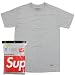 Size【M】SUPREME(シュプリーム) ×Hanes 11SS 3パックTシャツ【灰】【新品】