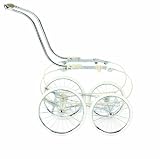 Inglesina Classica Stroller Frame with Basket, Chrome and Ivory