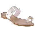 Women's Miss Trish of Capri for Target&reg; Bee Sandals - White Patent