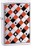 Buy Zippo Lighter - Multi Checkered Flame Red Logo ZP 6477b