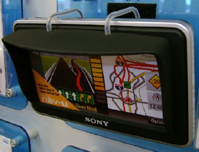IP-48: 4.8 Screen Visor for Sony NV-U73T, NV-U74T 4.3 GPS Portable Navigation System