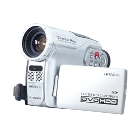 Hitachi DZHS300A DVD Hybrid Camcorder with 25x Optical Zoom & 8GB Hard Disc Drive