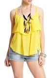 2b Sleevelss Long Ruffle Tank