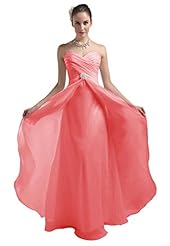 Sweetheart Chiffon Tiered Prom Dress 