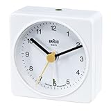 Braun Travel Alarm Clock AB1A White