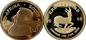 Lot of 100 - 2008 Krugerrand 1 Ounce Gold Coins - Replica