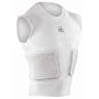 McDavid Youth Hexpad 3 Pad Sleeveless Body Shirt - Grey/Black Medium