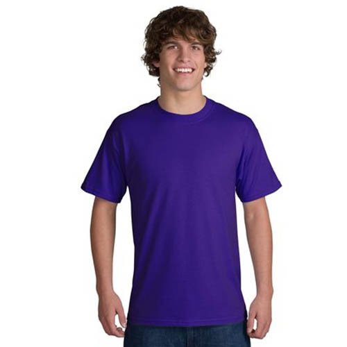 Port & Company 50/50 Cotton/Poly T-Shirt, Purple, Medium