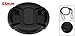 Univeral 55mm Center Pinch Front Lens Cap for Canon DSLR Camera