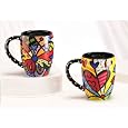 New Romero Britto Round Mug Ceramic Authentic Dolomite