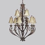 Chandeliers - P4161-79C - Laurette 9-Light Chandelier