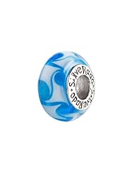 SilveRado (tm) SR10 Murano Glass Winds of Change Pandora Compatible Bead / Charm