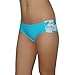 Ladies Soft & Smooth Surf Dri-Fit Swim Bikini Bottom - Quick Dry - Blue & White (Size: XS)