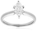 14k Choice of White or Yellow Gold Marquise Solitaire Diamond Engagement Ring (3/4 ct, H-I Color,  SI2-I1Clarity)