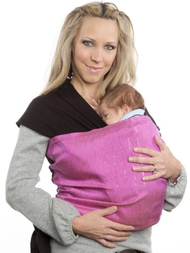 Moby Wrap Moby D 100% Silk Baby Carrier, Pink Shimmer