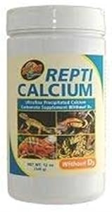 Zoo Med Reptile Calcium without Vitamin D3, 8-Ounce