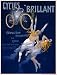 Cycles Brillant Giclee Bicycle Poster