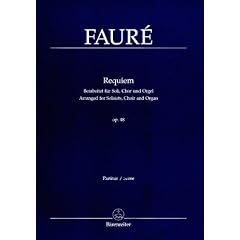 Requiem. Bearb. f�r Soli, Chor und Orgel