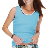 Silver for Her - Ladies 1x1 Rib Cotton Tank 6.1oz (HS14C)