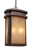 Santa Fe 2 light Pendant, 18 � x11 � , CLAY BRONZE - B001UAAE4G
