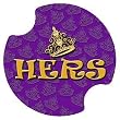 Hers Crown Carsters - Coasters for Your Car