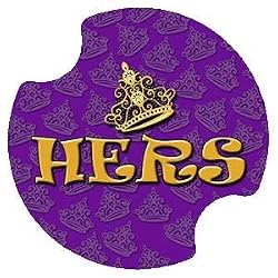 Hers Crown Carsters - Coasters for Your Car