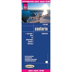 Santorin. Santorini 1 : 25 000: with city maps - mit Stadtpl�nen: Imerovigli - Perissa - Kamari - Fira - Ia