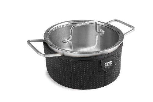 Kuhn Rikon Cook and Serve Colori 2-Quart Casserole, Black