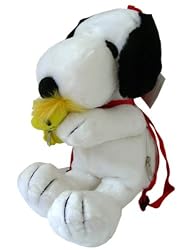 Peanuts Snoopy hug Woodstock Plush Backpack