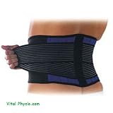 Neoprene Double Pull Lumbar Back Support Brace