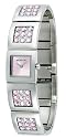 Accurist A2-24302 Stainless steel ladies set with swarovski crystal bracelet watch