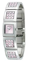 Accurist A2-24302 Stainless steel ladies set with swarovski crystal bracelet watch