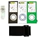iEssentials Skin Case with Belt Clip and Armband for iPod Nano 4G (Black/Clear/Green)