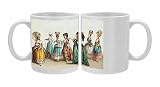 18th century French ladies Photo Mugs