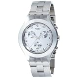 Swatch Diaphane Chronograph Blooded Silver Mens Watch SVCK4038G