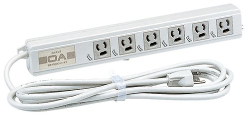 PLANEX 19インチラック用コンセントタップ16・プラグコード付(業務用) PRD81-16N