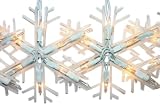 Good Tidings 8428911 Snowflake Christmas Lightset with 100 Twinkling Lights