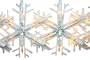 Good Tidings 8428911 Snowflake Christmas Light set with 100 Twinkling