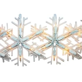 Good Tidings 8428911 Snowflake Christmas Lightset with 100 Twinkling Lights