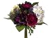 Faux 11 Rose/Hydrangea Bouquet Beauty Eggplant (Pack of 6)