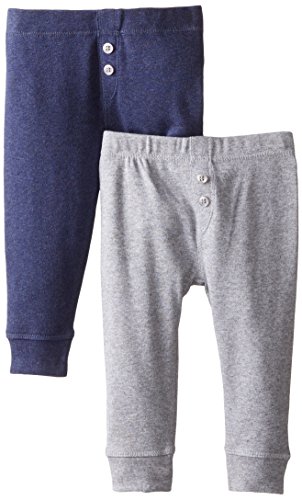 Petit Lem Baby-Boys Newborn 2 Pack Pant, Navy, 3 Months