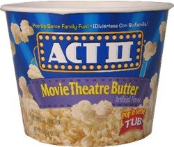 Act II MovieTheater Butter Tub 4.2 oz  12 units by Favorite Four