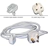 UK extension power cord for Apple AC Adapter Charger Macbook 13" Macbook Pro 15"