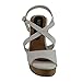 Beston EA49 Women's Strappy Slingback Platform Wedge Sandals Run Half Size Small