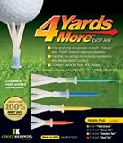 4 Yards More Golf Tee Variety Pack 4 Sizes Distance NEW