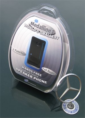 MEDALLION I PORTABLE BLUETOOTH HANDS-FREE SPEAKERPHONE