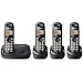 Panasonic KXTG7304 DECT Quad - Black