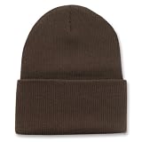 12 Long Beanies Wholesale- Brown