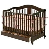 Rochester Stages Crib with Drawer - Espresso